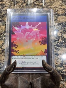 The First To Rise Holo NM Neopets TCG Card Ultra Rare Darkest Faerie - Picture 1 of 2