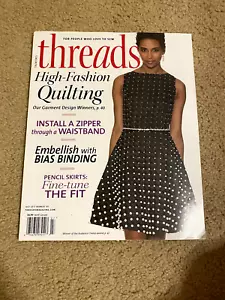 Threads Magazine July 2017 High Fashion Quilting - Picture 1 of 2