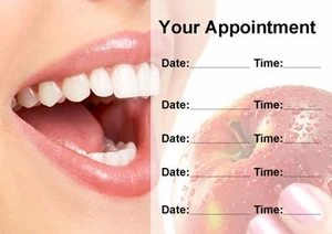 Zahnchirurg Zahnaufhellung Zahnarzt personalisierte Terminkarten - Bild 1 von 1