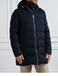 MANDELLI Kaschmir Daunen Gefüllt Jacke EU 54 US 44 Regular Fit (fällt größer aus) - Bild 1 von 9