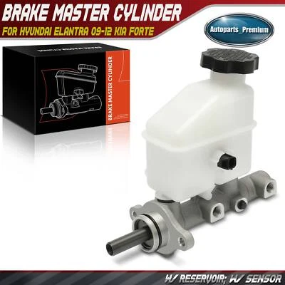 Cilindro mestre de freio com reservatório com sensor para Hyundai Elantra 09-12 Kia Forte - Imagem 1 de 4