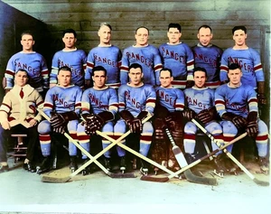1928-rangers-team-new 8x10 Colorized Print-FREE SHIPPING - Picture 1 of 1