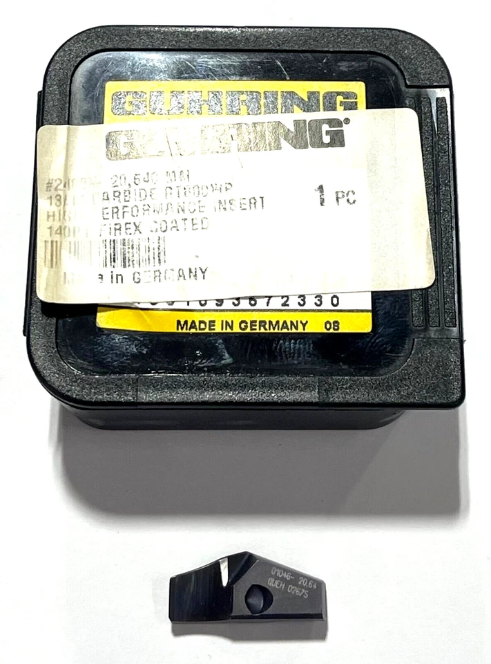 Taladro de carburo Guhring RT800 13/16" Inserto nano-FIREX Recubrimiento Alto Rendimiento Foto 1 de 1