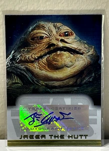 RARE 2006 Topps Star Wars Evolution Update auto John Coppinger as Jabba the Hutt - Picture 1 of 2