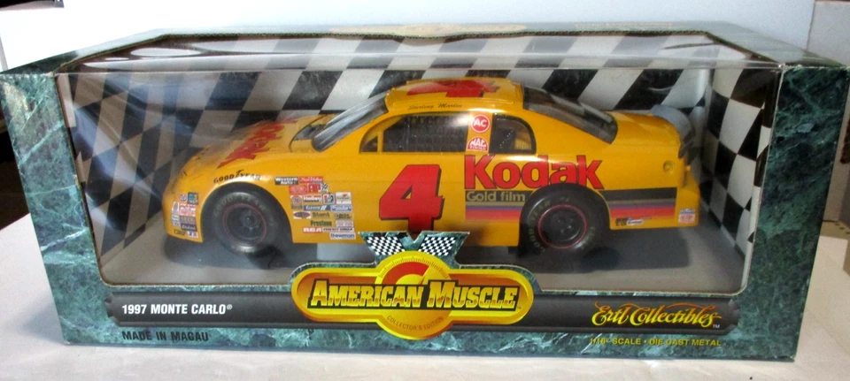 ERTL Collectibles American Muscle 1997 Monte Carlo # 4 Car Sterling Marlin 1/18