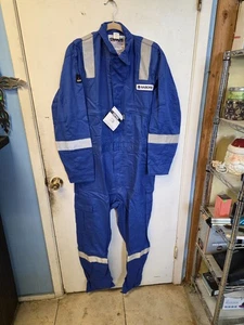 RPS Crude FR Bib Overalls Reflective Blue Mens Size XL New With Tags - Picture 1 of 6