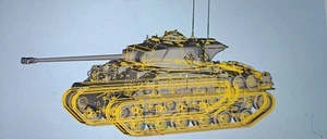 3D printing kit 1/48  LVT-4 + M50 Super Sherman  Unpainted /2pc - Picture 1 of 2
