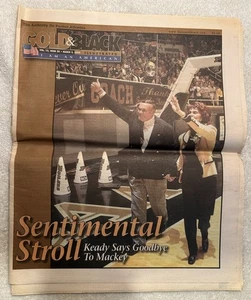 March 2005 Gold & Black Purdue Newspaper Gene Keady Says Goodbye To Mackey Arena - Picture 1 of 5