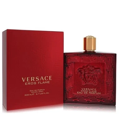 Versace Eros Flame Edp 200ml 100%genuine Men’s Designer Fragrance Spicy Citrus - image 1 of 4