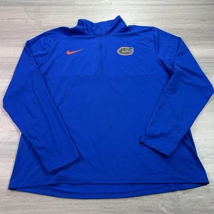 Florida Gators Pullover 1/4 Zip Herren 2XL Royalblau NCAA Football Nike Dri Fit - Bild 1 von 10