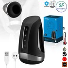 Satisfyer Men Heat - Masturbatore per Uomo Vibrante e Riscaldante in Silicone