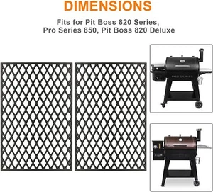 Gusseisen Grillrost für Pit Boss 820 850 Serie Grill, Grill Ersatzteile - Bild 1 von 13
