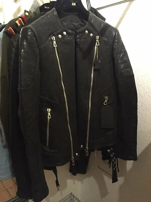 BALMAIN LEDERJACKE BIKERJACKE Gr. 46 NEU LIMITED EDITION - Bild 1 von 4