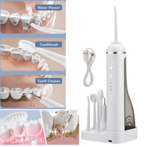 Cordless Water Dental Flosser Electric Toothbrush Oral Irrigator for Teeth - Picture 1 of 24