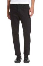 VINCE L41915 Men's Black Stretch Twill Straight Jeans Size 38