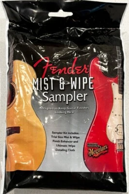 Fender Mist & Wipe Сэмплер Набор для Чистки Полировки для Гитары Формулирован Meguiar's - Изображение 1 из 2