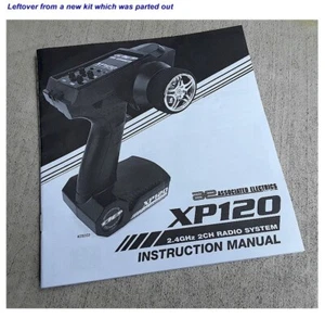RC Car Truck Team Associated XP120 2Ch Radio Owners Manual for Rival MT8 New - Picture 1 of 1