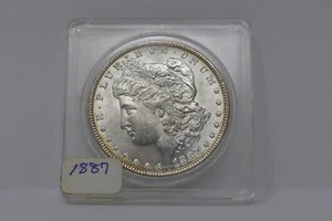 Dólar Morgan de plata 1887 sin como nuevo - Imagen 1 de 6
