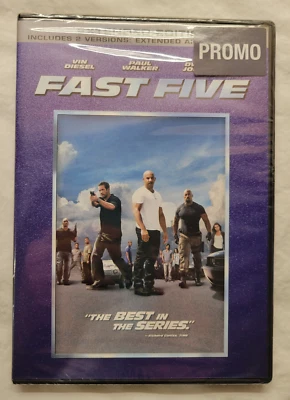 Fast Five Movie DVD Extended Edition Diesel Walker Johnson New Sealed - Image 1 of 4
