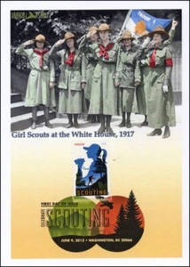 Sc. 4691 Carte Drago Girl Scouts FDC (design WH) - Foto 1 di 1