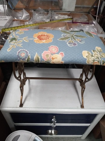 piano bench vintage Cast Iron Base Cover