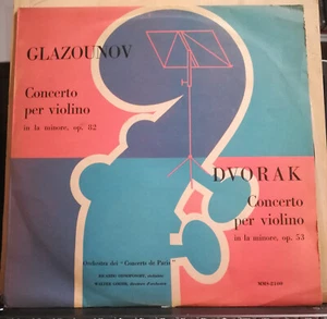 GLAZOUNOV CONCERTO PER VIOLINO IN LA MINORE OP.82 DVORAK CONC. VIOL. OP.53 LP 33 - Picture 1 of 10