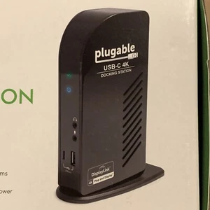 Estación de Acoplamiento de Pantalla 4K Triple USB-C Enchufable UD-ULTC4K - Imagen 1 de 8