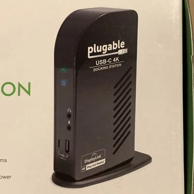 Plugable USB-C Triple 4K Display Docking Station UD-ULTC4K - Image 1 of 4