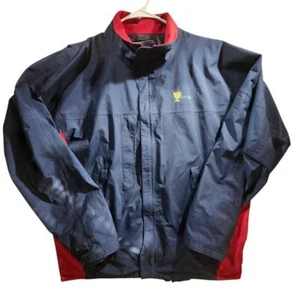 Giacca a vento golf Zero Restriction Presidents Cup logo blu navy taglia XL - Foto 1 di 10