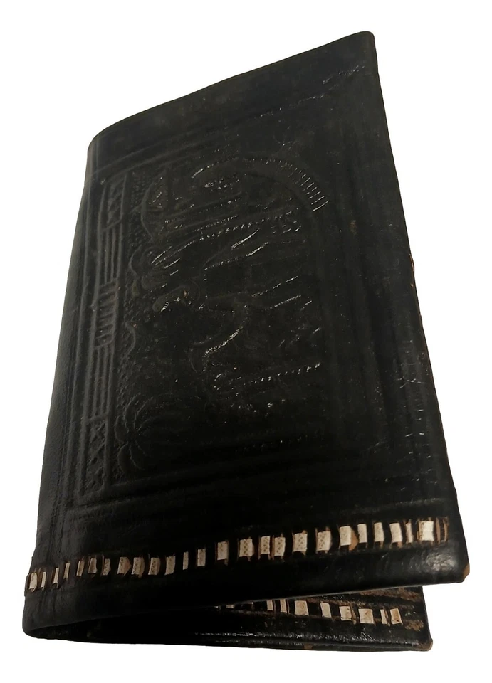 Cartera de cuero marroquí artesanal para hombre Foto 1 de 1