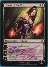 Liliana of the Veil Innistrad NM Black Mythic Rare SIGNED CARD (386870) ABUGames