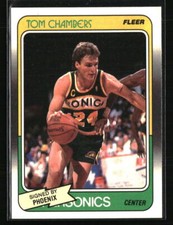 Tom Chambers 1988 Fleer #106  Basketball Card