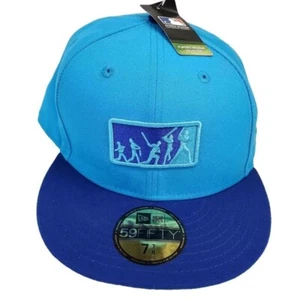 Chicago Cubs Cap Hat New Era 59Fifty 7 7/8 Blue Fitted Cool Solar Era Authentic - Picture 1 of 20