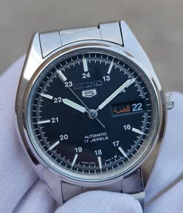 Vintage Seiko 5 Automatic 6309-6240 Day/Date Railway Time Japan Men's Watch - Picture 1 of 10