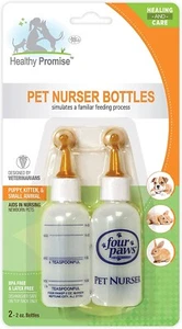 Four Paws Healthy Promise Pet Nurser Bottles Size 2 Oz Nursing - Free Shipping - Picture 1 of 1