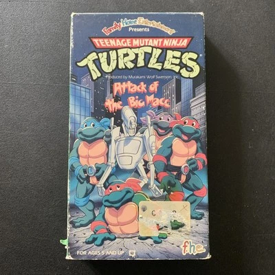 Teenage Mutant Ninja Turtles - Attack of the Big Macc (VHS, 1991) - Image 1 of 3
