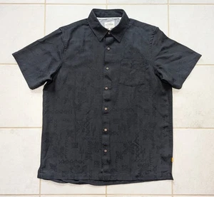 Quiksilver Hombre Grande Colección Waterman Campamento Hawaiano Ajuste Cómodo Texturizado - Imagen 1 de 6