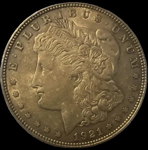 Silberdollar Morgan 1921-D 1 Dollar - Bild 1 von 2