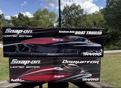 NEW Snap-On Tools Traxxas RC Disruptor Boat & Trailer – Limited Edition – 1:32 - Image 1 of 4