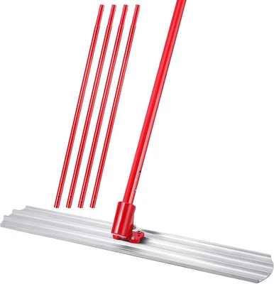 Bull Concrete Float 48"x8" Concrete Tool Trowel Float with 4 Handle Round End