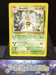 Pokemon Card Beedrill Base Set 2 21/130 Non Holo Rare WOTC Light Play - Picture 1 of 5