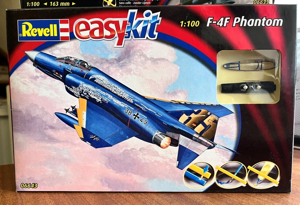 Revell EasyKit 06643 F-4F Phantom 1:100 Set - Image 1 of 1
