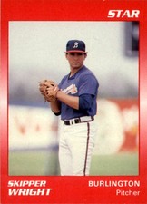 1989 Star #112 Skipper Wright Burlington Braves