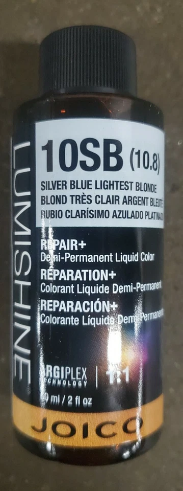 JOICO Lumishine 10 SB DEMI-PERMANENT 液体头发颜色 2 盎司瓶 — 第 1/1 张图片