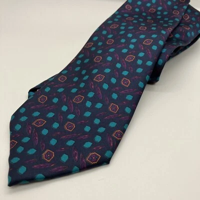 "Corbata geométrica de seda colección accesorios corbata Gucci GG colorida Italia 58""" Foto 1 de 4