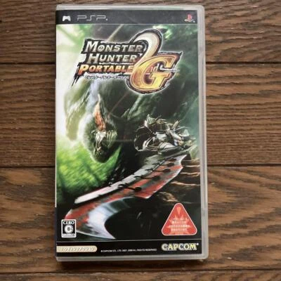 MONSTER HUNTER PORTABLE 2nd G PSP PlayStation Portable Capcom with Case Japan 5 - Image 1 of 3