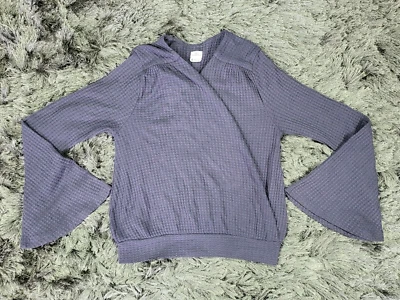 O'Neill вафли вязаный надежном Топ женщин средний фиолетовый Bell рукав свитер пуловер - Изображение 1 из 4