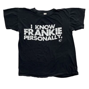 Vintage Frankie Goes To Hollywood concert I KNOW FRANKIE PERSONALLY T-Shirt XL - Picture 1 of 11