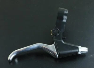 Aluminum Bike Brake Lever Left / Front V-Brake Linear Pull Mechanical Disc NEW - Picture 1 of 4