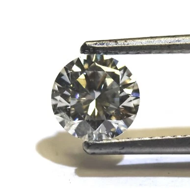 GIA loose certified .89ct I1 H round brilliant diamond estate vintage Natural - Image 1 of 4